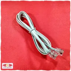 سیم تلفن افشان سوکت دار