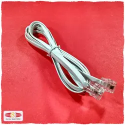 سیم تلفن افشان سوکت دار