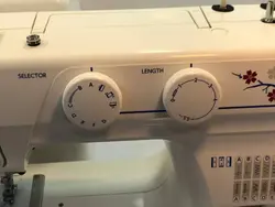 چرخ خياطي ژانومه مدل silver 12LV - فروشگاه حاجی زاده میشی