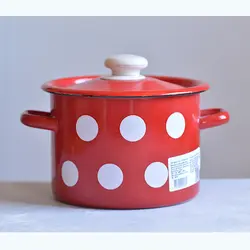 قابلمه لعابی خالدار قرمز