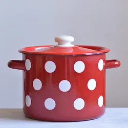 قابلمه لعابی خالدار قرمز