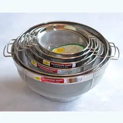 آبکش پایه دار توری استیل