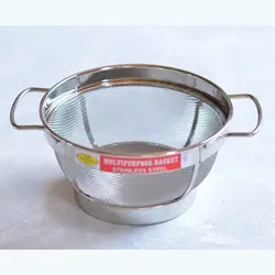 آبکش پایه دار توری استیل