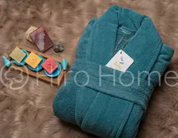 حوله تن پوش بلو طرح ماکرو رنگ کله غازی - deniztowel