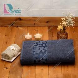 حوله حمامی طرح سورپرایز رنگ نوک مدادی - deniztowel