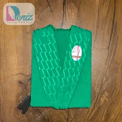 حوله تن پوش آرامیس رنگ سبز زمردی - deniztowel