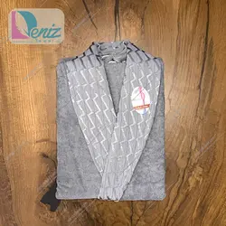 حوله تن پوش آرامیس رنگ طوسی روشن - deniztowel