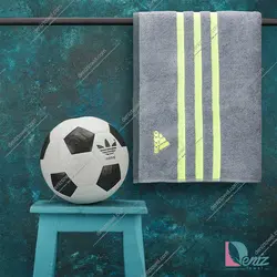 حوله استخری adidas طوسی - deniztowel