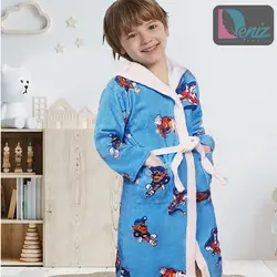 حوله کودک طرح سگ های نگهبان رنگ آبی - deniztowel