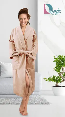 حوله تن پوش با طرح ساده - deniztowel