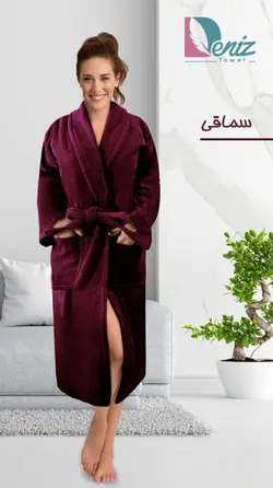 حوله تن پوش با طرح ساده - deniztowel