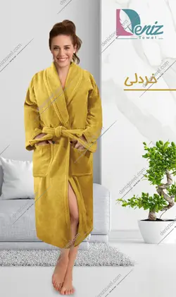 حوله تن پوش با طرح ساده - deniztowel