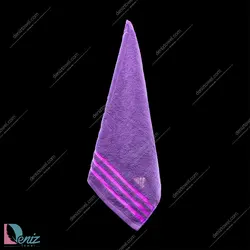 حوله دستی ورزشی adidas رنگ بنفش - deniztowel