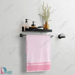 حوله حمامی طرح امرالد رنگ صورتی - deniztowel