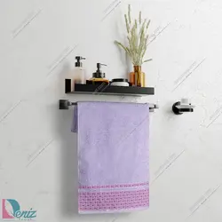 حوله حمامی طرح امرالد رنگ یاسی - deniztowel