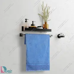 حوله حمامی طرح امرالد رنگ آبی روشن - deniztowel