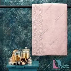 حوله حمامی طرح کاریزما رنگ کالباسی - deniztowel