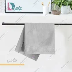 حوله استخری طرح هاروتس رنگ طوسی روشن - deniztowel