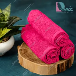 حوله دستی بسته سه عددی ساده - deniztowel