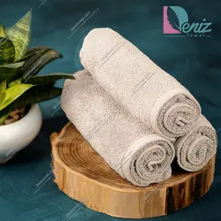 حوله دستی بسته سه عددی ساده - deniztowel