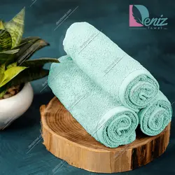 حوله دستی بسته سه عددی ساده - deniztowel