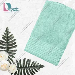 حوله حمامی طرح گلوریا رنگ سبز بنتون - deniztowel