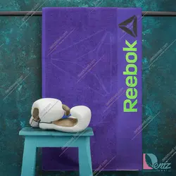 حوله دستی ورزشی Reebok رنگ بنفش - deniztowel