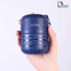 حوله کمپی یا مسافرتی طرح ترول رنگ فیروزه ای - deniztowel