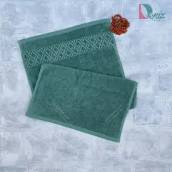 حوله دستی طرح لاین رنگ کله غازی - deniztowel