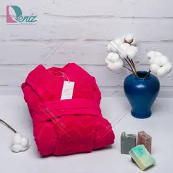 حوله تن پوش البروس رنگ سرخابی - deniztowel