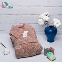 حوله تن پوش البروس رنگ نسکافه ای - deniztowel