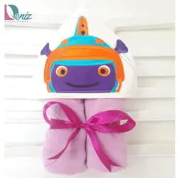 حوله کودک شنلی طرح ماهی - deniztowel