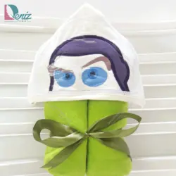 حوله کودک شنلی طرح مرد فضایی - deniztowel