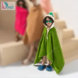 حوله کودک شنلی طرح مرد ماهیگیر - deniztowel