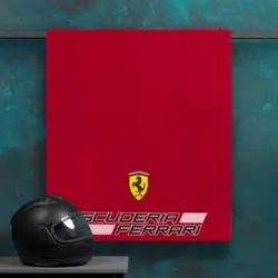حوله ورزشی Ferrari زرشکی بزرگ - deniztowel