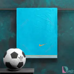 حوله ورزشی Nike آبی روشن بزرگ - deniztowel