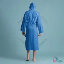 تن پوش ساده soft رنگ آبی - deniztowel