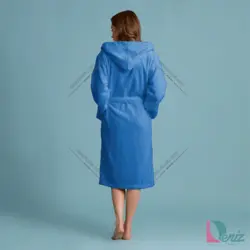 تن پوش ساده soft رنگ آبی - deniztowel