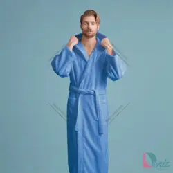 تن پوش ساده soft رنگ آبی روشن - deniztowel
