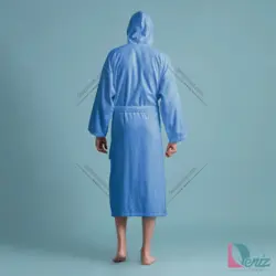 تن پوش ساده soft رنگ آبی روشن - deniztowel