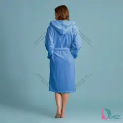 تن پوش ساده soft رنگ آبی روشن - deniztowel