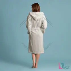 تن پوش ساده soft رنگ استخونی - deniztowel