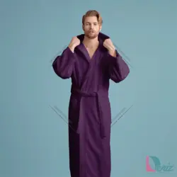 تن پوش ساده soft رنگ بنفش - deniztowel