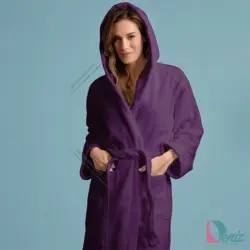 تن پوش ساده soft رنگ بنفش - deniztowel