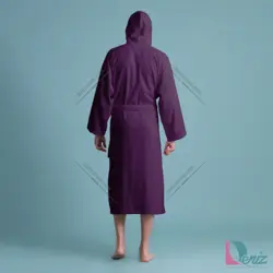 تن پوش ساده soft رنگ بنفش - deniztowel