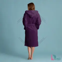 تن پوش ساده soft رنگ بنفش - deniztowel
