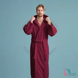 تن پوش ساده soft رنگ زرشکی - deniztowel