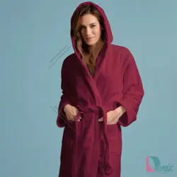 تن پوش ساده soft رنگ زرشکی - deniztowel