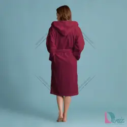 تن پوش ساده soft رنگ زرشکی - deniztowel