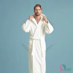 تن پوش ساده soft رنگ شیری - deniztowel